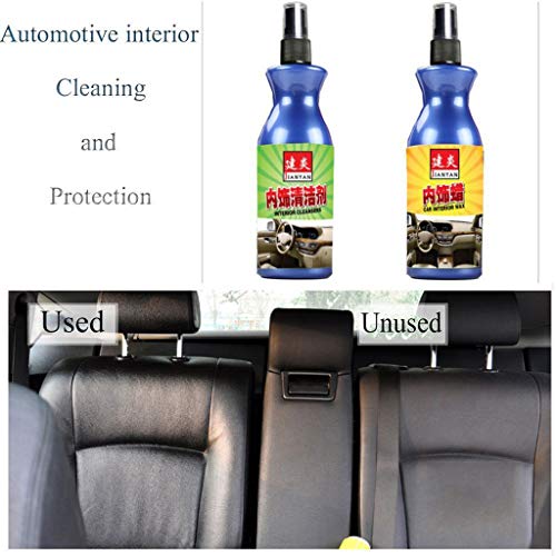 Chartsea Car Interior Wax Best for Leather Vinyl Carpet Upholstery Plastic Rubber (Interior Wax)