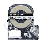 Absonic Tape Cassette Replacement for EPSON LW-300 LW-400 LW-500 LW-600P LM-700 LW-900P LW-1000P Label Maker LC-4TBN9 (1/2