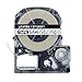 Absonic Tape Cassette Replacement for EPSON LW-300 LW-400 LW-500 LW-600P LM-700 LW-900P LW-1000P Label Maker LC-4TBN9 (1/2" x 26', 12mm x 8m, Black on Clear)