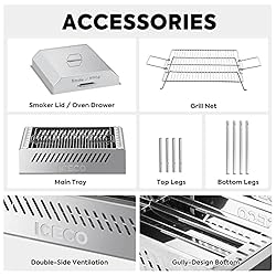 ICECO HG72S Portable Charcoal Grill and