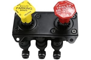 Mytee Products MV-3 Heavy Duty Dash Valve w/ 3/8“ Ports - Air Brake Control valve Replaces 801360, Bendix 5009234, FRT BW 801360, Navistar BX 801360