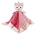 Snoozies Cozy Little Lovies Plush Satin Baby Blanket - Pink Owl
