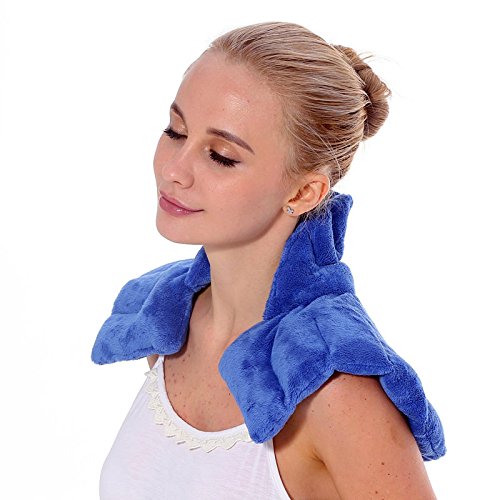 Huggaroo Neck Wrap Microwavable, Herbal Aromatherapy; soothe neck and