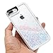 iPhone 7 Plus Glitter Case, iPhone 8 Plus Liquid Case, VEGO Glitter Sparkle Bling Flowing Floating Case Cover Fashion Creative Design for Girls for iPhone 7 Plus/iPhone 8 Plus 5.5 inch (BluePink)