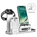 GuckZahl Apple Watch Changing Stand Aluminum 4 in 1 iWatch Charging Docks Phone Charging Station for Apple Watch Series 3/ 2/ 1/ AirPods/ iPhone X/ 8/ 8 Plus/ 7/ 7 Plus /6s/iPad