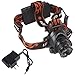 WindFire 1800 Lumens LED Waterproof Zoomable Headlamp Adjustable Focus Headlight Head LED Torch Flashlight
