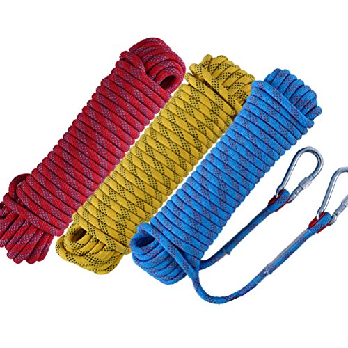 vorcool Outdoor Klettern Seil 2 meter Klettern Seil mit 10 cm Stahl Haken (zufällige Farbe) – Bild 7