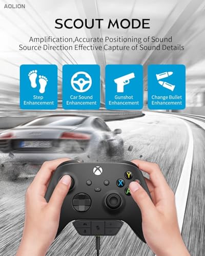 Adaptador Headset Compatível para Xbox One Series S X P2 P3 Áudio Estéreo Para Fone E Microfone No Controle Com Botões De Volume Para Jogos Online