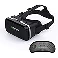 VR Headset with Remote Controller,3D Glasses Virtual Reality Headset for VR Games & 3D Movies, VR Headset for iPhone & Android Phone,VR Glasses Suitable for Kids and Adults