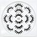 5D mink false eyelashes extensions dramatic long wispies fake lashes for women's makeup handmade soft eyelash,7PACK
