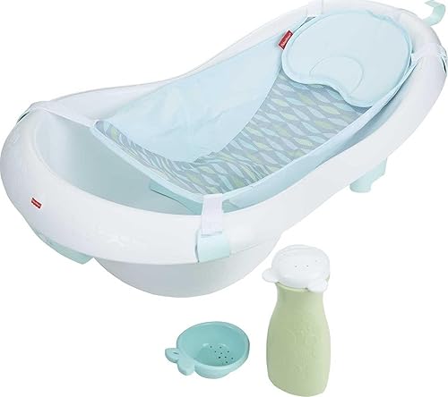 Fisher-Price Baby to Toddler Bath Soothing River Luxury Tub with