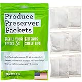 3-Pack of FreshFlow -Compatible Replacement Produce Preserver Packets - Ideal Fresh Flow Filter Replacements for Kitchenaid/Whirlpool Refrigerators - Equivalent to P1KC6R1 / W10346771A By IMPRESA