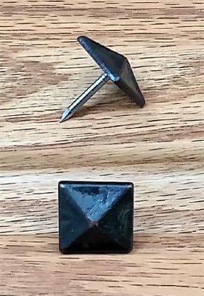 10 Pack of Clavos, Pyramid Shape, 3/4" x 3/4" (Oil Rubbed Bronze)