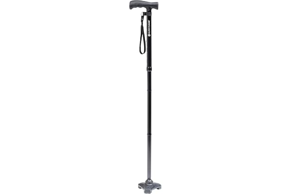 HurryCane Freedom Edition Foldable Walking Cane with T Handle