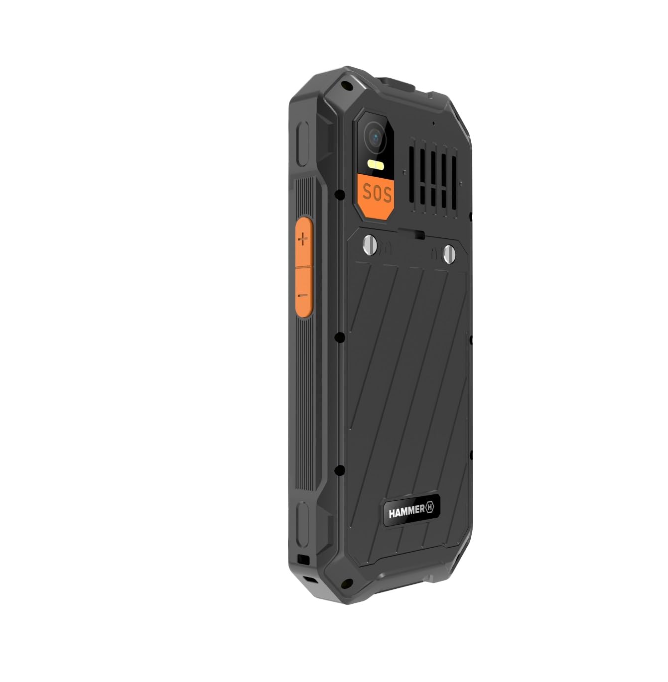 Tastentelefon Hammer 6 LTE, großer Akku 2500mah bis zu 7 Tage Standby, Taschenlampe und SOS-Taste, Volte-Technologie, beleuchtete Tasten, IP68 1,5 Meter Droptest, 2,4 Zoll Bildschirm, ohne Vertrag