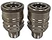 Ultimate Washer UW16-PW4FB0, Female Coupler, Stainless Steel, 2-Pack (3/8
