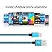 USB Cable, FiveBox 5-Pack Premium Nylon Braided 3FT High Speed USB 2.0 A Male to Micro B Sync Data & Charge Cable for Android, Samsung Galaxy S7, S6, PS4, HTC, LG, Sony, BlackBerry and More