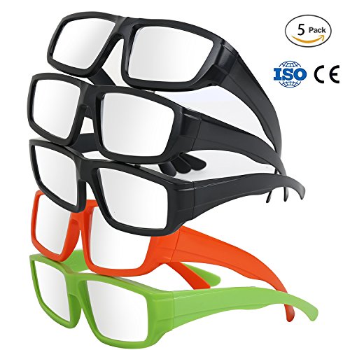 Eclipse Glasses CE & ISO Certified 2017 Safe Solar Eclipses Viewing Shades Block Sun Ultraviolet UV Lights Goggles?5 Pack By Page One