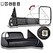 SCITOO fit For Dodge For Ram Towing Mirrors Black Rear View Mirrors fit 2002-2008 For Dodge For Ram 1500 2500 3500 Truck with Larger Glass Power Control, Heated Turn Signal Manual Flip up Folding