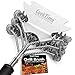 Cook TIME Safe Grill Brush - Bristle Free BBQ Grill Cleaner/Scraper - 18'' Stainless Steel Grill Cleaning Scrubber,Great BBQ Accessories for Clean All Grill Grates