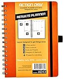 Action Day Academic Weekly Planner 2015-2016 - Size 6x8 - Orange - (Student Planner / Teacher Planner / Daily Calendar / Day Planner / Weekly Diary / Monthly Planner / Task List)