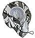 Boonie Bush Safari Outdoor Fishing Hiking Hunting Boating Snap Brim Hat Sun Cap with Neck Flap (City Camo, M)