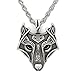 TTKP Norse Vikings Pendant Necklace Norse Wolf Head Necklace Original Animal Jewelry...