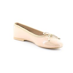 Steve Madden Blossoms Ballet Flat Blush Patent 6.5 M