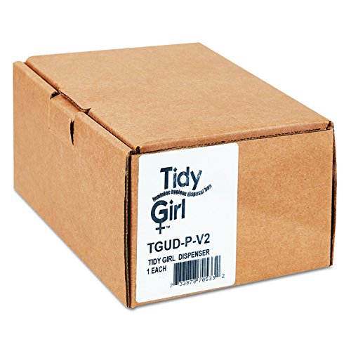 Tidy Girl TGUDPV2 Tidy Girl Plastic Feminine Hygiene Disposal Bag Dispenser, Gray - Thumbnail 6