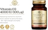Solgar Vitamin D3 400 IU Softgels 100 count Cholecalciferol Vegetarian view 3