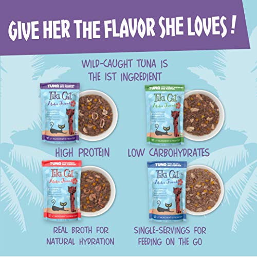 Tiki Cat Aloha Friends Grain-Free, Low-Carbohydrate Wet Food with Flaked Tuna for Adult Cats & Kitte - //medicalbooks.filipinodoctors.org