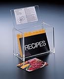 Recipe Box Lid Display 3 x 5 Cards (W/Cards) Acrylic