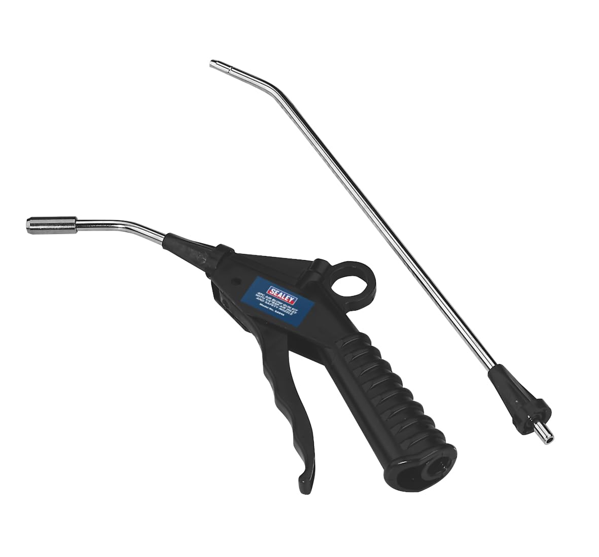Sealey Sa914 Air Blow Gun with Safety Nozzle and 2 Extensions
