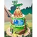 HEETON Three Rex Cake Topper Dinosaur Birthday Cake Topper Jurassic Park T-Rex 3 Birthday Boy Party Supplies Decorations