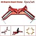 DR. Machinist 4Pcs 3.3 Inch 90 Degree Right Angle Corner Holder Clamp Multifunctional Picture Framing Holder, Woodworking Hand Tools