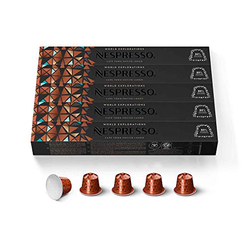 Nespresso Capsules OriginalLine, Cape Town Envivo Lungo, Dark Roast