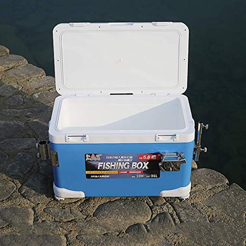 ZFF Fischereikasten Mit Sitz 36L Groß Kapazität Isolierung Angelstuhl Draussen Sport Angelausrüstung Zubehör Angeln Dry… – Bild 4