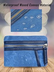Sayram SP6 EDC Pouch, Waxed Canvas Compact Pocket
