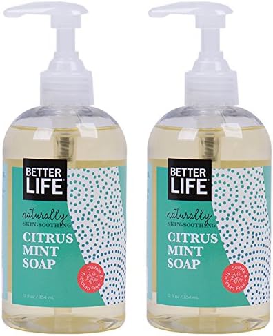 Better Life Natural Hand And Body Soap Citrus Mint 12 Ounces (Pack Of 2) 24249