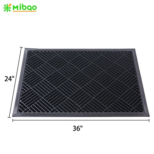 image for Mibao Outside Entrance Mat Super Durable Doormat Shoes Scraper for Fro