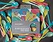 Knork Togo Lunch Reusable Plastic Utensil Fork and Spoon Pack, 8+1 Piece Set, Multi Color