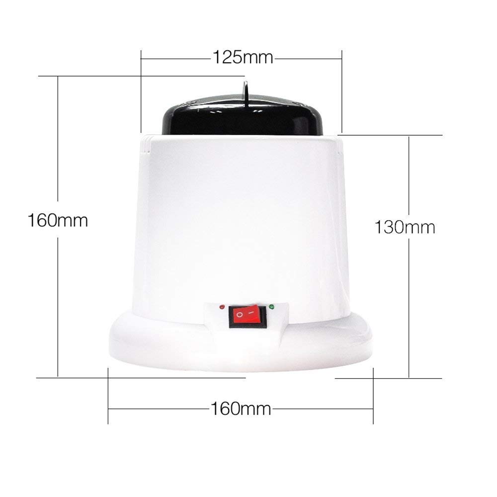 Nail Sterilizer Pinkiou Nail Art Tools Cleaner Pot for Manicure Salon Nipper Clean Machine Scissor Sterilizing Equipment: Beauty