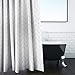 Riyidecor Herringbone Shower Curtain 108Wx72H Inch Extra Wide Geometric Chevron Striped Clawfoot Tub Bathtub Simple Modern Classy Neutral Contemporary 18 Pack Metal Hooks Bathroom Decor Waterproof