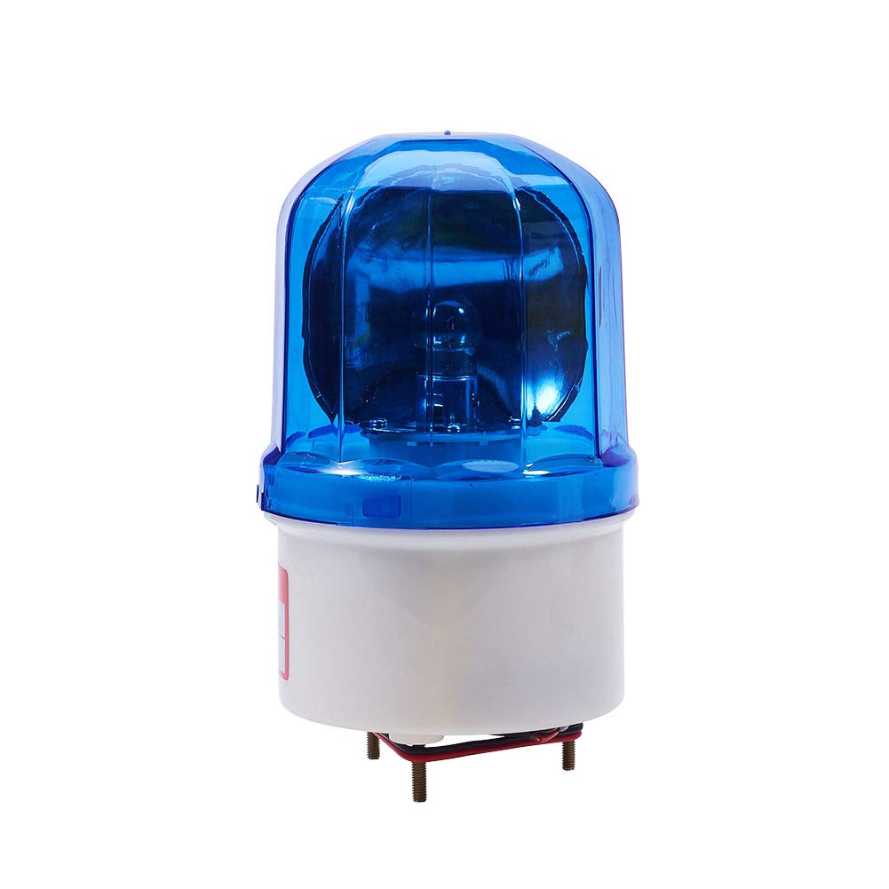 Othmro LTE1101J Warning Light 24V 1W Blue Buzzer Sound 90 db Flash Signal Lamp Bright Industrial Light 1Pcs