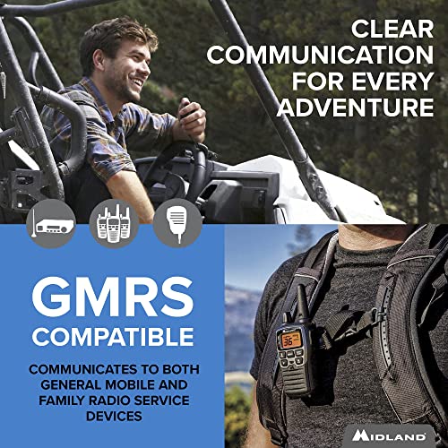 Midland MXT115 15 Watt GMRS MicroMobile Two Way Radio Off Roading