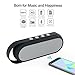 Yuwiss Best Stereo Bluetooth Portable Speakers Wireless Music Box with Mic and FM Radio for iPhone 6 6s 7 Plus, Android Device, Shower, Car, Home, Outdoor (Grey)