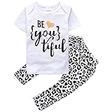 Baby Girls Short Sleeve Letters 