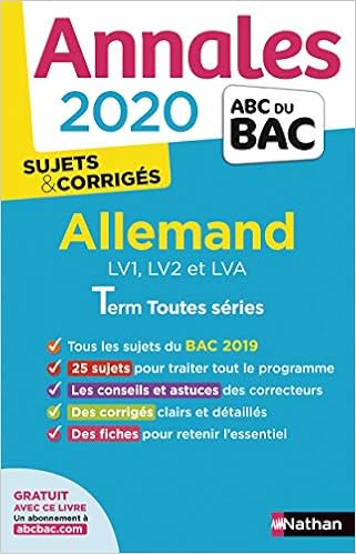 Annales Abc Du Bac 2020 Allemand Term L Es S Amazon Fr Brunet Cecile Brunet Cecile Keunebroek Noemie Keunebroek Noemie Livres