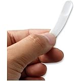 100pcs Mini Cosmetic Spatula Scoop Disposable White/cosmetic Mask Spatula/plastic Spoon