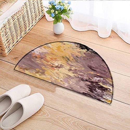 Area Silky Smooth Rugs Brushed Painted Background Brush Stroked Paint Oriental Floor and Carpets W37 x H26 INCH